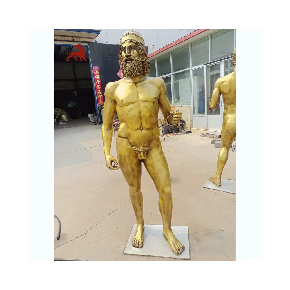 Sculpture de figurine occidentale en Bronze artisanal en métal de haute qualité en vente