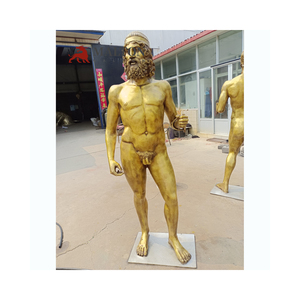 Sculpture de figure grecque en bronze de haute qualité, faite à la main, moulée à la cire perdue, monumentale, 180 cm, 4-6 mm d'épaisseur, personnalisable, en promotion - Product Image 1