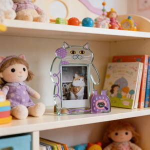 Cornice Fotografica in Acrilico Personalizzabile a Forma di Gatto, per Foto, <span class=keywords><strong>Istantanee</strong></span>, Esposizioni e Collezioni di Animali - Product Image 4