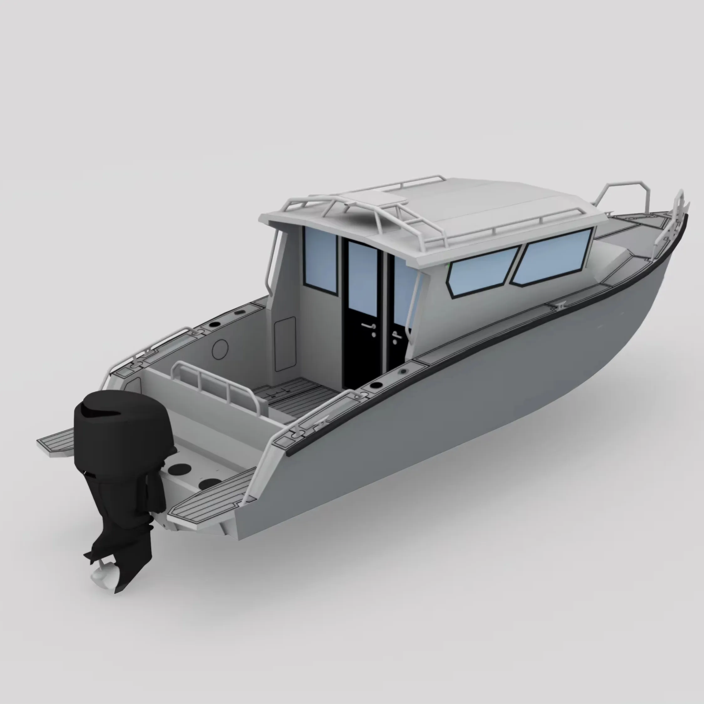 26ft kabin cruiser alüminyum balıkçı tekneleri ve satılık gemiler