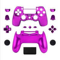 Coque de manette de jeu en vente directe du fabricant, accessoires de console de jeu remplaçables, coque de remplacement pour manette PS4 Slim