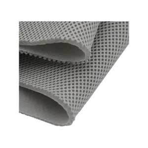 Tessuto a rete traspirante in poliestere a nido d'ape 3D illusion tessuto a rete per Sandwich d'aria tono della pelle per scarpe sportive