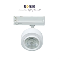 Projecteur mural LED RONSE moderne 18W 28W 38W à intensité variable et orientable pour magasins, bureaux et bâtiments commerciaux