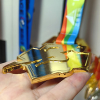 Fabricant Personnalisé Or Argent Marathon Finisher Medal Running Sports Zinc Alloy Metal Medals