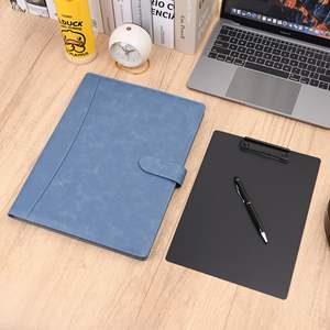 Cartella Portadocumenti A5 in Pelle con Chiusura Magnetica, Portablocco Rimovibile, Porta Carte, Supporto <span class=keywords><strong>per</strong></span> Telefono/<span class=keywords><strong>Tablet</strong></span>, 80 Fogli - Product Image 4