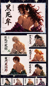 Vente en gros en direct : Cartes à collectionner grand format populaires A6 sur le thème des dieux masculins d'anime (Gojo, Naruto, <span class=keywords><strong>Hinata</strong></span> Shoyo, Zoro, etc.) - Product Image 5