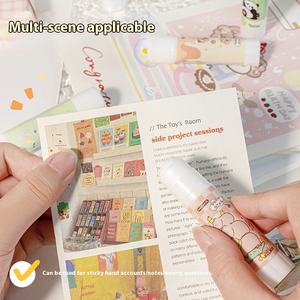 Pegamento Sólido de Alta Viscosidad con Diseño de Dibujos Animados, 9g, para Manualidades, Material Escolar y de Oficina, Barra de Pegamento PVA - Product Image 2