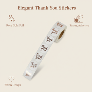 สติกเกอร์วงกลมพิมพ์โลโก้แบรนด์ตามสั่ง สำหรับบรรจุภัณฑ์อาหาร กาวติดกระดาษ PLA กันน้ำ ฉลากปิดผนึกแบบม้วน ฟอยล์สีทอง - Product Image 2