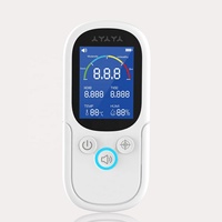S-noyafa-détecteur de qualité de l'air JMS12, grand écran LED, détection d'humidité et de température à formaldéhyde, tsco