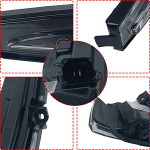 Feux de clignotants latéraux de rétroviseur extérieur de voiture, feux de largeur, clignotants, 0999060801 pour <span class=keywords><strong>Mercedes</strong></span>-Benz <span class=keywords><strong>Classe</strong></span> <span class=keywords><strong>C</strong></span> W213 V213 S213 - Product Image 2