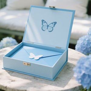 Custom Embossed UV Logo Matt Lamination Wedding Invitation Square Luxury Rigid Paper Eco-Friendly Credit Card <b>Gift</b> Card Envelope - Product Image 3