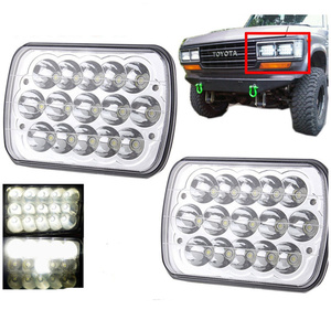 Phare de travail LED 7 pouces 45W à faisceau haut et bas X pour tracteur agricole 12V 24V, camion, <span class=keywords><strong>projet</strong></span> extérieur, éclairage LED, phare avant - Product Image 1