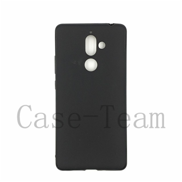Manufacturer Wholesale Matte TPU Cases Soft Frosted Back Cover Silicone Mobile Phone Case for Nokia 7 Plus Black