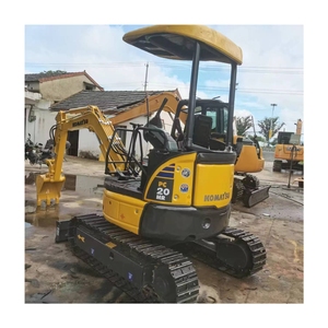 Miniexcavadora Komatsu PC20 Usada Compacta |   Excavadora de cadenas de segunda mano de 2 toneladas para trabajos de jardinería y granja - Product Image 1