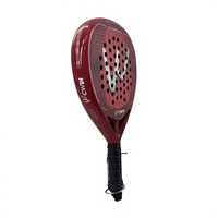 Raquette de padel en fibre de carbone personnalisée OEM/ODM avec logo, 3K 12K 18K 24K, légère, portable, noyau en mousse EVA, résistante aux déchirures