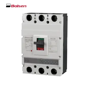 Factory High Breaking Capacity 3P 4P 100A 225A 250A 400A 630A Electronic Type MCCB Moulded Case Circuit Breaker