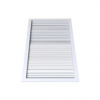 Zhujianghangze Systèmes de climatisation centrale en alliage d'aluminium, à simple ou double couche, étanches à la pluie, avec persiennes et gaine de ventilation, Chine
