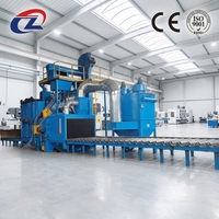 Machine de sablage Puhua pour profilés et tôles en acier, avec moteur PLC pour l'élimination de la rouille, longue durée de vie