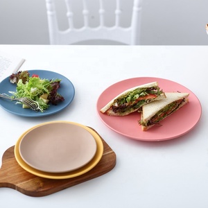 Assiette en céramique mate simple pour cuisine occidentale, usage commercial et domestique, plat de cuisson en céramique colorée, style <span class=keywords><strong>nord</strong></span>-européen - Product Image 5