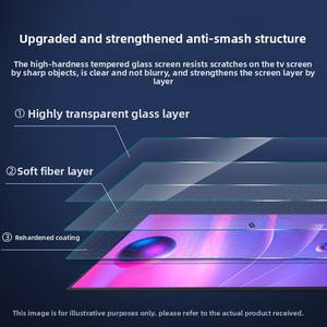 <span class=keywords><strong>TV</strong></span> LED intelligente Android 4K de <span class=keywords><strong>65</strong></span> <span class=keywords><strong>pouces</strong></span> avec rétroéclairage LED HDTV en verre trempé pour la maison et l'hôtel dans les tailles 50 55 58 <span class=keywords><strong>65</strong></span> 75 85 98 <span class=keywords><strong>pouces</strong></span> - Product Image 6