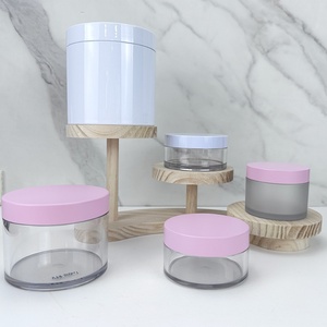 Free Sample Luxury 8oz 250g <b>Plastic</b> Petg Round Thick Wall Cosmetic <b>Jar</b> Skin Care <b>Jars</b> With Lids Body Butter Container - Product Image 2