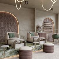 Vente chaude pas cher prix multifonctionnel Art Care bain Massage beauté ongles pose à plat Salon pied Spa pédicure chaise