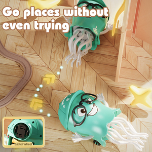 Juguete Novedoso y Divertido, Pulpo Eléctrico Mágico Bailarín, Divertida Medusa Eléctrica con Luz y Humo - Product Image 3