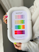 Youse Tomiya 32 Couleurs Gel Huile Néon Macaron d'Été, Couleurs Populaires, Kit de Salon de Manucure, Gel Huile Spécial Couleurs Bonbon