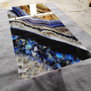 <span class=keywords><strong>Dalle</strong></span> <span class=keywords><strong>en</strong></span> porcelaine de marbre gris 1200x2400mm avec or brillant, carreaux de fond de mur polis de luxe pour la décoration intérieure - Product Image 6