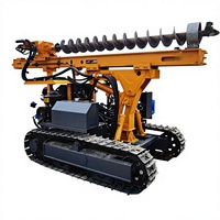 Foreuse de mine DTH de 80 m pour le forage de fondations de pieux solaires