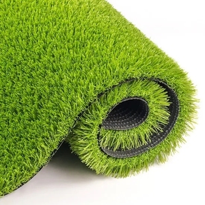 Erba artificiale di plastica verde per una facile manutenzione per le sale espositive - Product Image 2