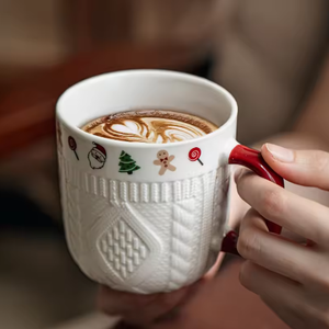 Factory Direct Handmade <b>White</b> Porcelain Reusable Food Safe Dishwasher Microwave Safe Customizable Logo Coffee Tea Business <b>Gifts</b> - Product Image 3
