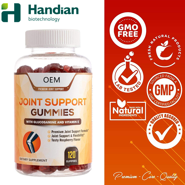 Gezamenlijke Ondersteuning Glucosamine Gummies Extra Sterkte Vitamine E Voor Natuurlijke Gezamenlijke Flexibiliteit Ondersteuning Voedingssupplement