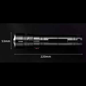 Công suất lớn có thể sạc lại dẫn đèn pin chiến thuật siêu sáng có thể điều chỉnh chùm 300-400m IP55 không thấm nước Thời gian chạy dài cầm tay - Product Image 2