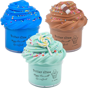 Kit de Slime Súper Suave y No Pegajoso de Fábrica con 6 Slimes Perfumados y Dijes de Sandía y Unicornio para Niñas y Niños - Product Image 2