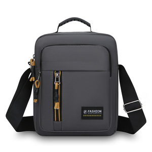 Fashion Men's Shoulder Bag Oxford Cloth Portable Crossbody Bag For Everyday Commute Gray Black Blue Military Green - Product Image 5