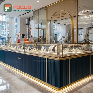 Modern Shopping Center Jewelry Store Fixtures Polished Surface Boutique Space Display Cabinet - Product Image 2