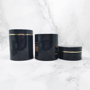 Envases de Plástico PET Negro para Productos Capilares y Cremas Cosméticas de 4 oz y 6 oz - Product Image 2