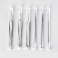 Outil de beauté facial personnalisable VH en acier inoxydable, kit d'aiguilles pour l'acné avec nettoyage des pores et élimination des points noirs