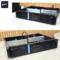 Amplificateur de puissance numérique stéréo haute qualité PAT DE2000 2*2000W 2 canaux 4 Ohm en métal pour caisson de basses