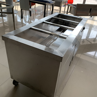 Table d'affichage d'isolation thermique électrique commerciale pour hôtels multi-stands