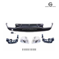 Diffuseur arrière C207 pour Mercedes Benz Classe E W207 C207 2 portes E200 E260 E300 à E63 AMG E53 AMG avec embouts de tuyau d'échappement