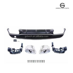 Difusor Trasero C207 para <span class=keywords><strong>Mercedes</strong></span> Benz Clase E W207 C207 2 Puertas E200 E260 E300 a E63 AMG E53 AMG, Puntas de Difusor, Tubo de Escape - Product Image 2