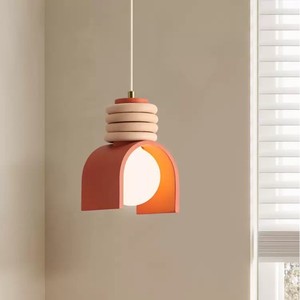 Vintage Cream Bedroom Pendant <b>Light</b> Resin LED Eye Caring Home Decor Nordic Minimalist Design - Product Image 4