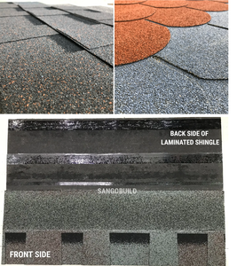 Bardeaux d'asphalte à surface granulaire minérale, écologiques, économes en énergie, résistants au vent fort, pour toitures d'hôtels haut de gamme - Product Image 6