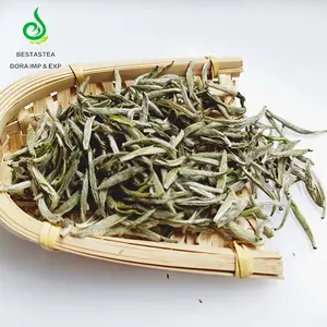 Agulha de prata refinada fujian, venda a granel primavera fresca, chá branca orgânica, bai hao yin oled