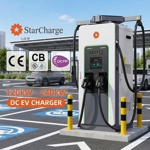 Estación de carga para vehículos eléctricos Starcharge Titan V5 UL CE 120kW-240kW 150-1000Vdc de amplio voltaje, con RFID, QR y aplicación, comercial, pública, de ciclo profundo. - Product Image 1