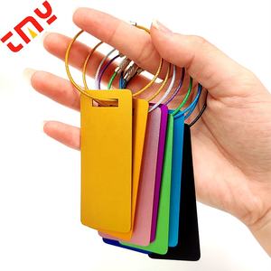 Günstige kleine Größe 75MM * 30MM Kids Airline Travel Bulk Gepäck anhänger Metall Aluminium - Product Image 3