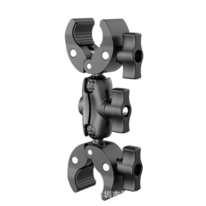 Caméra sportive pour moto à double tête puissante avec pince, pince puissante pour moto, selfie stick <span class=keywords><strong>invisible</strong></span>, double <span class=keywords><strong>fixation</strong></span> pour la conduite - Product Image 5