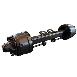 Essieu de direction de semi-remorque robuste de type américain 13T/16T en acier neuf de la marque Shandong Passion, essieu <span class=keywords><strong>avant</strong></span> personnalisé, pièces de remorque - Product Image 5